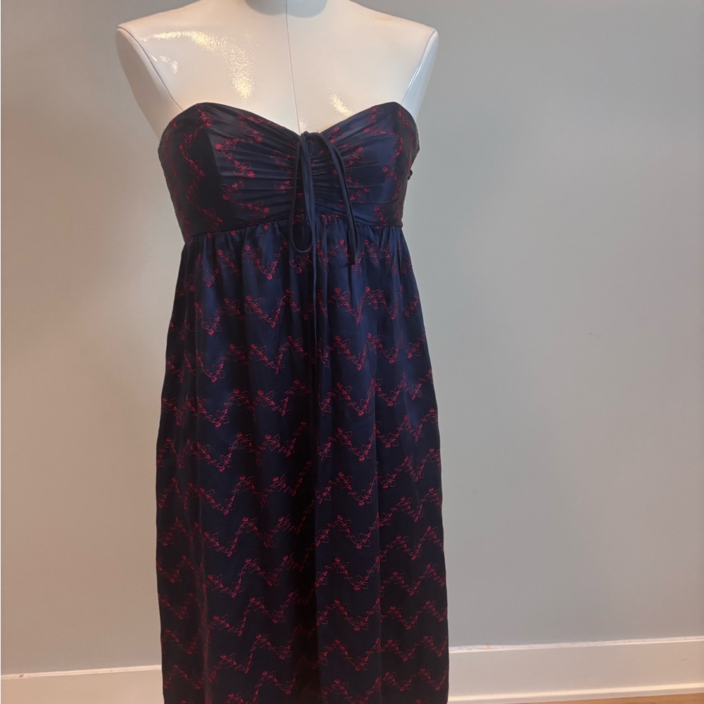 Betsey Johnson purple midi satin dress - Picture 4 of 5